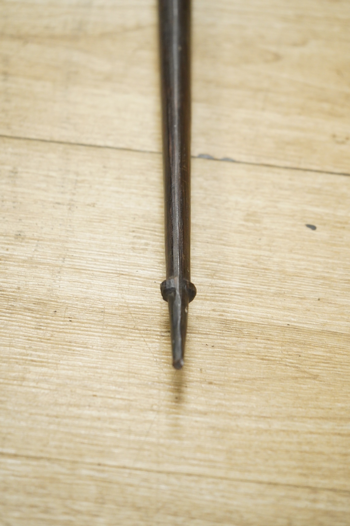 Papua New Guinea - a palm wood bow, 169cm long